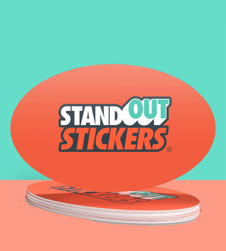 Oval Bumper Sticker